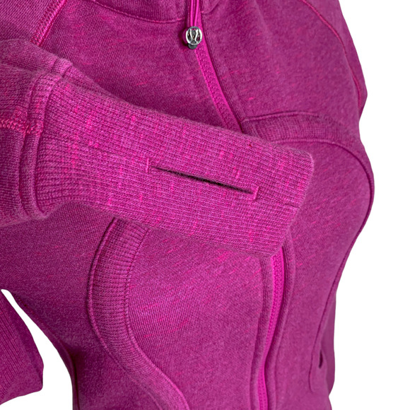 Lululemon Scuba Hoodie II Heathered Ultra Violet Purple Size 6 - Picture 4 of 16